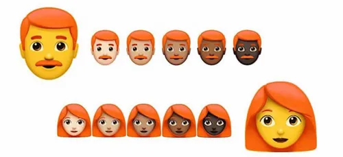 Les roux vont enfin avoir le droit à leurs émojis !