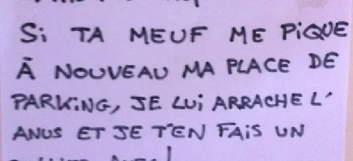 Les petits mots entre voisins !!