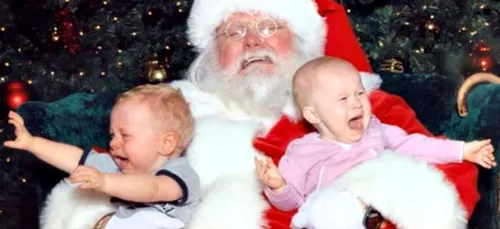 Fête de Noël: la terreur des Pères Noël... (photos)