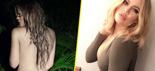 Fesses XXL et paillettes, Khloe Kardashian  joue toute nue, les...