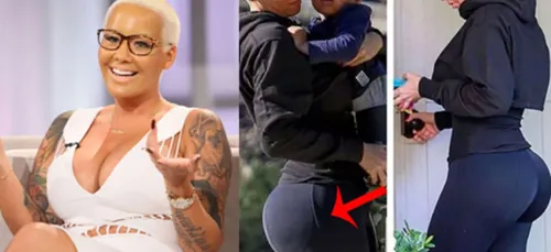 Amber Rose porte des culottes rembourrées ? Elle répond !!
