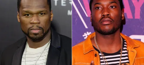 Meek Mill se prend une énorme  raclée par 50 cent !! (Photos)