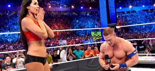 Wrestlemania 33 : John Cena et Nikki Bella se sont fiancés ... sur...