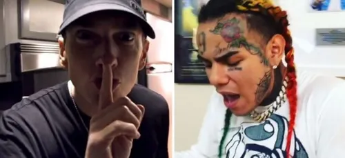 6ix9ine se permet de troller Eminem en rappant sur...