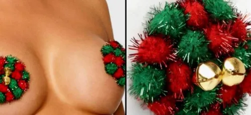 Vous pouvez désormais acheter des caches-tétons de Noël !