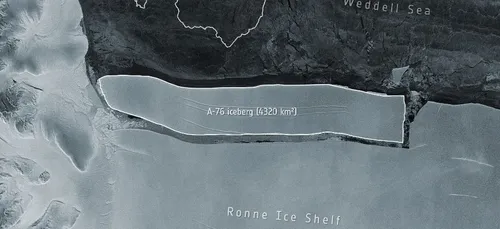 Le plus gros iceberg au monde se détache de l'Antarctique [photo]