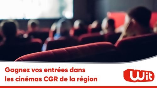 Gagnez vos entrées dans les cinémas CGR de la région