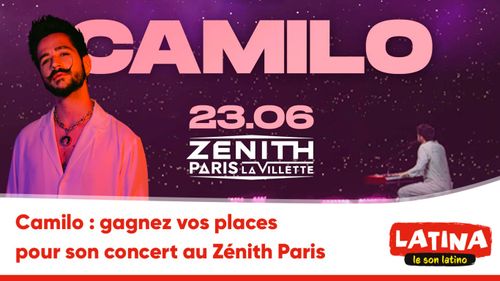 Camilo : gagnez vos places pour son concert au Zénith Paris