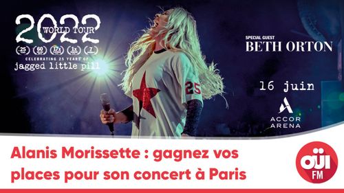 Alanis Morissette : gagnez vos places pour son concert à Paris