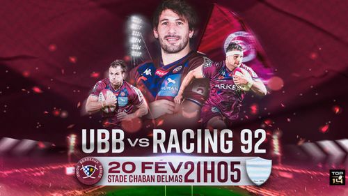 UBB : gagnez vos places pour le match face au Racing 92