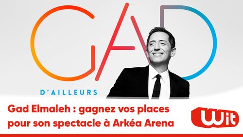 Gad Elmaleh : gagnez vos places pour son spectacle à Arkéa Arena