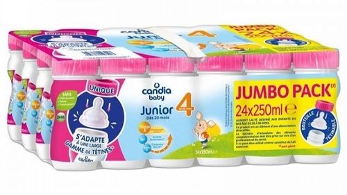 Des bouteilles de lait pour bébé de la marque Candia rappelées dans...