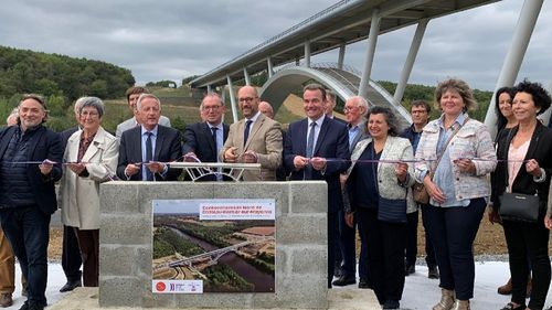 Dans le sud Mayenne, le viaduc est enfin inauguré