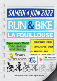 Fouillouse : la sixième édition du Run and bike c'est ce samedi à 14h