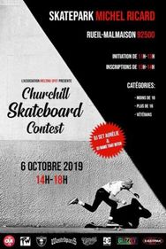 Participez au Churchill Skateboard Contest à Rueil Malmaison