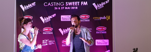 Des castings The Voice en Sarthe et Loir-et-Cher avec Sweet FM