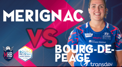 Handball : Gagnez vos places pour le match Mérignac - Bourg-de-Péage