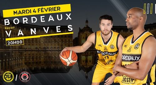 Gagnez vos places pour JSA Bordeaux Métropole Basket - Vanves