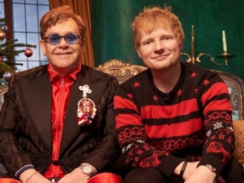 Elton John et Ed Sheeran nous souhaitent "Merry Christmas"