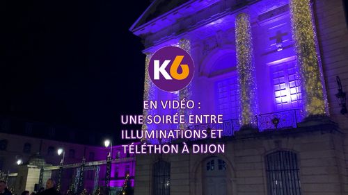 En vidéo : une soirée entre illuminations et Téléthon à Dijon