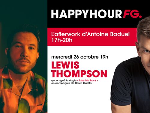 Lewis Thompson invité ce soir d'Antoine Baduel !