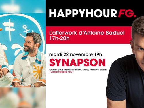 Synapson invité d'Antoine Baduel ce soir !