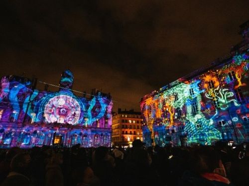 Coup d'envoi de la Fête des Lumières à Lyon 