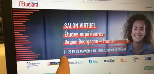Un salon virtuel des études supérieures en Bourgogne-Franche-Comté