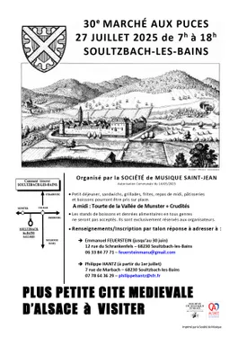 30ème marché aux puces de Soultzbach-les-Bains (27 juillet 2025)