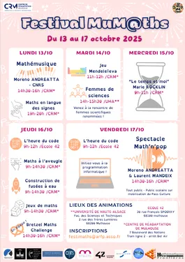 MuMaths : Premier festival des maths à Mulhouse