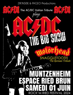 ROCK'M RIED FESTIVAL 2024 : AC/D/ The Italian AC/DC Tribute &...