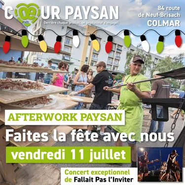 Afterwork Paysan + concert gratuit