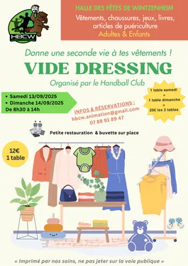 Vide dressing enfants et adultes