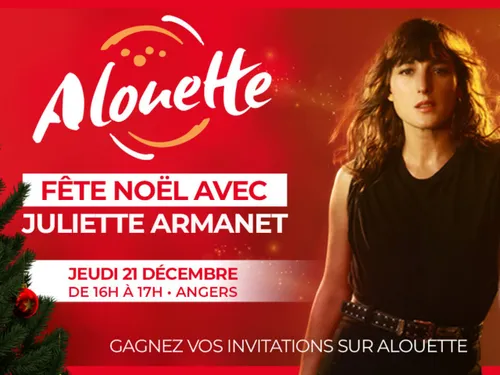 Alouette fête Noël avec Juliette Armanet le 21 décembre depuis...