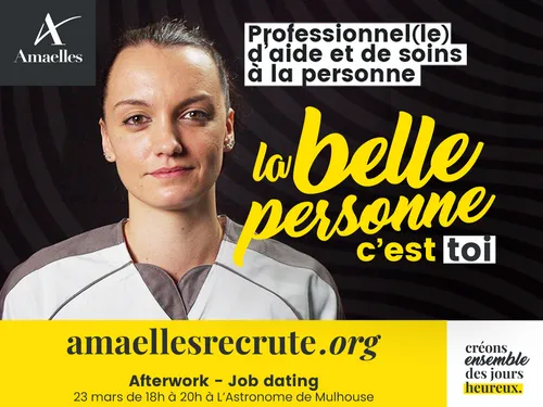 Les Amaelles recrutent : 90 postes  à pourvoir dans le Haut-Rhin !