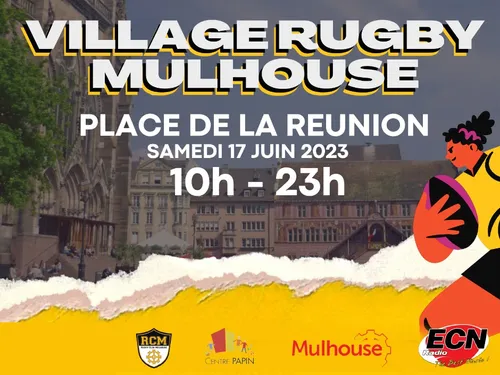 Le Village du Rugby le 17/06 à Mulhouse en partenariat avec Radio ECN