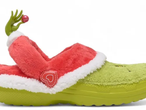 Crocs lance une collection spéciale Grinch