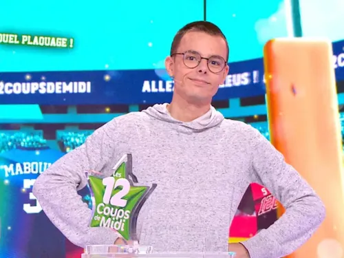 Émilien, le champion des 12 Coups de midi, subit sa première défaite