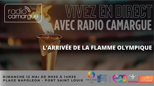 REVIVEZ LE PASSAGE DE LA FLAMME OLYMPIQUE A PORT ST LOUIS DU RHONE