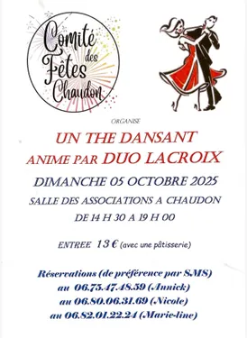 CHAUDON - Thé dansant avec le Duo Lacroix