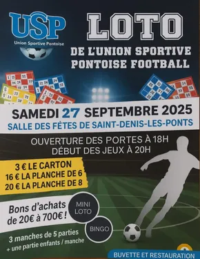 SAINT-DENIS-LES-PONTS - Loto de l'US Pontoise