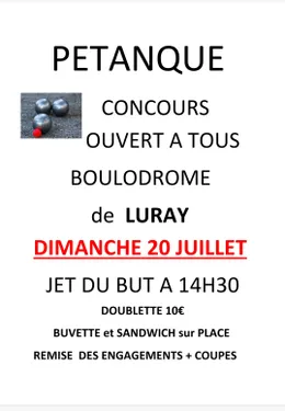 LURAY - Concours de pétanque 