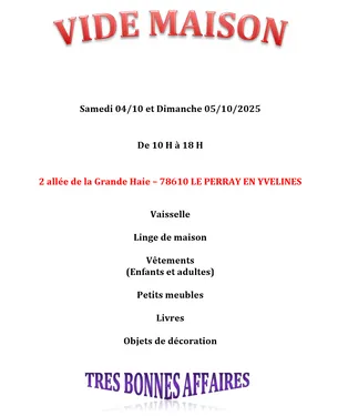 LE PERRAY-EN-YVELINES (78) - Vide maison