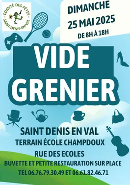 SAINT-DENIS-EN-VAL (45) - Vide-greniers du comité des fêtes