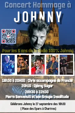 CHARTRES - Concert Hommage à Johnny – 5 ans de la Radio 100% Johnny