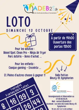 BLEURY-SAINT-SYMPHORIEN - Loto des Amis des Écoles