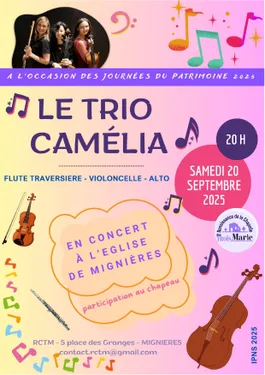 MIGNIÈRES - Concert : Le Trio Camélia 
