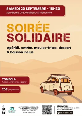 BAILLEAU-ARMENONVILLE - Soirée Solidaire - Moules Frites