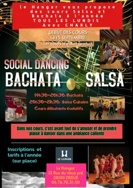 DREUX - Cours de danse Bachata et Salsa