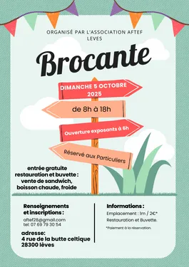LÈVES - Brocante de l'AFTEF
